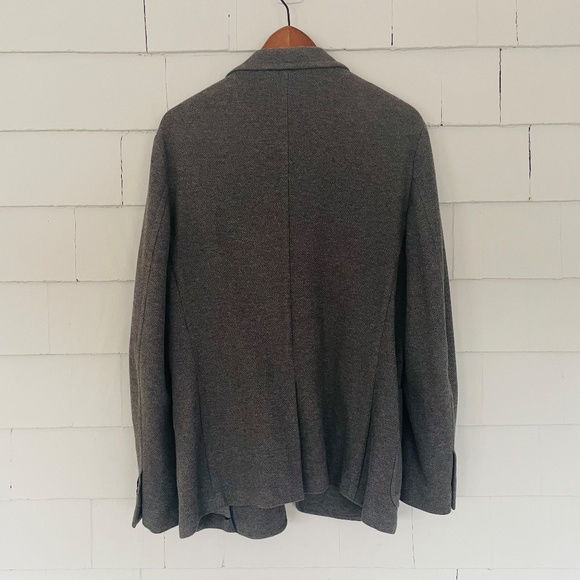 Banana Republic Modern Slim Fit Jacquard Sport Coat Gray Mens 44R - Picture 6 of 6